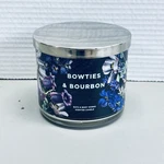 Bath & Body Works Bowties Bourbon Large 3 Wick Scented Candle 14.5 Oz. Fixed Price $24.99.