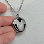 Fika Mickey Mouse Large Aromatherapy Essential Oils Necklace Pendant Silver. Fixed Price $31.98.