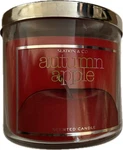 Bath & Body Works Slatkin Autumn Apple 14.5 Oz 3 Wick Candle Discontinued. Fixed Price $32.99.