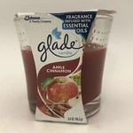 Glade Candle Apple Cinnamon 3.4OZ Fragrance Infused With Essential Oils 2016. Fixed Price $11.24.