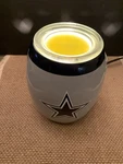 Scentsy Nfl Dallas Cowboys Large Wax Oil Warmer - Ceramic Melt Football Party. Fixed Price $38.50.