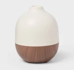 White Top And Woodgrain Base 300ML Large Diffuser - Threshold. Fixed Price $7.99.