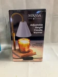 Mikasa, Plug-in Candle Lamp Warmer Metal Stand (white). Fixed Price $25.95.