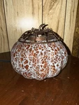 Scentsy Mosaic Pumpkin Glass Wax Warmer. Fixed Price $60.00.