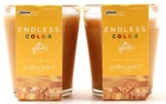 2 Glade Endless Color Jubilant Yellow Candles 9OZ Jars. Fixed Price $25.99.