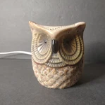 Scentsy Ceramic Spotted Brown Owl Wax Electric Candle Warmer *see Description*. Fixed Price $12.00.
