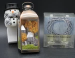 Bath & Body Works Wallflowers Plug Lot 2 Decor Snowman Lantern + Refills. Fixed Price $22.99.