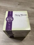 Scentsy Aqua Blue Cherry Blossom Electric Wax Warmer With Bulb Retired Nib. Fixed Price $50.00.