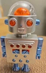 Bath & Body Works Happy Robot Wallflower Nightlight Plug In New Blue Silver. Fixed Price $14.50.