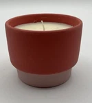 Paddywax Color Block Candle Sparkling Grapefruit 6 Oz Coral Pink Ceramic Holder. Fixed Price $15.00.
