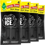 Little Trees Vent Wrap Car Air Freshener, Black Ice Scent, 16 Pack, Long Lasting. Fixed Price $18.63.