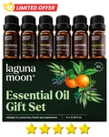 Lagunamoon Essential Oils Aromatherapy Set - 0.33 Fl Oz (pack Of 6), Green. Fixed Price $14.70.