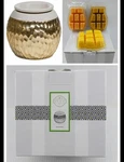 Scentsy Goldsmith Hammered Full Size Wax Element Warmer + 3 Bars Nib. Fixed Price $40.00.