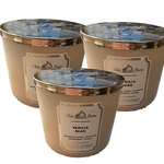 3 Pack White Barn Vanilla Bean Wick Candles Bath & Body Works Large. Fixed Price $52.00.
