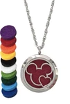 Fika Mickey Mouse Aromatherapy Essential Oils Necklace Pendant Air Freshener .... Fixed Price $27.59.