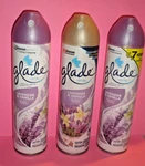 (3) Glade Room Aerosol Spray Lavender & Vanilla Fragrance. Fixed Price $27.77.