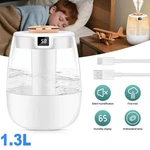 1.3L Humidifiers Ultrasonic Warm & Cool Mist Led Top Fill For Bedroom. Fixed Price $14.98.