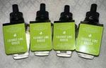 Bath Body Works Coconut Lime Breeze Wallflower Home Scent Oil Refill Bulb Set 4. Fixed Price $19.99.