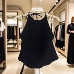 525 America Black Knit Halter Sweater Tank Top Nwt. Fixed Price $40.00.