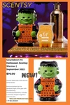 Scentsy Countdown To Halloween Warmer Frankenstein Element New Metal 77191 Fall. Fixed Price $68.99.