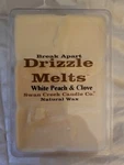 Swan Creek Candle Soy Drizzle Melt 4.75 Oz. - White Peach & Clove. Fixed Price $9.99.