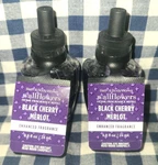 New 2-PACK Black Cherry Merlot Enh Wallflower Refill Bulbs Bath & Body Works. Fixed Price $16.00.