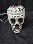 Rare Scentsy Sugar Skull Full Size Warmer Retired Dia De Los Muertos Calavera. Fixed Price $40.50.