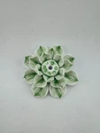 Lotus Incense Burner Green White Ceramic Spiritual Zen Gift. Fixed Price $16.14.