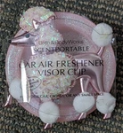 Bath Body Works Pink Poodle Pom Scentportable Car Air Freshener Visor Clip New. Fixed Price $22.00.