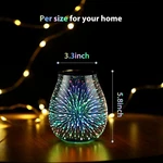 Inrorans Glass Electric Wax Melt Warmer Oil Burner With Stable Heating Ptc Reusa. Fixed Price $28.95.
