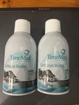 2 Timemist Premium Metered Air Freshener Refills, Caribbean Waters, 7.1 Oz Spray. Fixed Price $30.00.