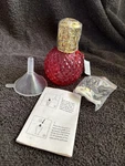 Glass Lampe Fragrance Oil Catalytic Burner Bottle Red Diamond. Fixed Price $24.95.