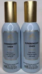 2 Bath & Body Works White Barn Sundrenched Linen Concentrated Room Spray 1.5 Oz. Fixed Price $19.99.
