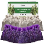 Professor Killamoth Cedar Chips And Lavender Sachets (20 Pack) - Stop Clothes.... Fixed Price $32.53.