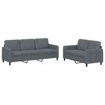 Sofa Set Accent Couch Sectional For Living Room 2 Piece Velvet Vidaxl. Fixed Price $437.99.