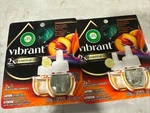 2 Air Wick Vibrant Plug Scented Oil Refills 4CT Necterine & Paradise Flower. Fixed Price $16.49.