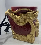 New Tyler Candle Radiant Fragrance Warmer Red Sleigh Christmas. Fixed Price $18.99.