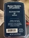 Better Homes And Gardens Wax Melts Rainwater Moss. Fixed Price $8.93.