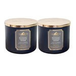 Bath & Body Works Mahogany Teakwood 3-WICK Scented Candle 14.5 Oz 2PACK New. Fixed Price $44.99.
