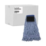 Boardwalk 902BL Loop-end Mop Head With Scrub Pad Medium, Blue (12/CARTON) New. Fixed Price $73.35.
