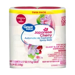 Great Value Automatic Air Freshener Spray Refill Cherry Blossom 2 Pack. Fixed Price $11.76.