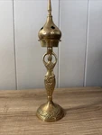Brass Goddess Incense Burner 9" With Lid Age Imports L2. Fixed Price $12.99.
