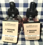 New 2-PACK Thousand Wishes Wallflower Refill Bulbs Sealed Bath & Body Works. Fixed Price $17.60.