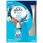 Automatic Spray Air Freshener Starter Kit, 1 Holder And Refill, Aqua Waves. Fixed Price $17.96.