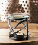 Black Metal Serenity Frangance Meditative Orbital Oil Warmer Tabletop Cor. Fixed Price $19.77.