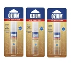 3 Ozium Air Sanitizers Vanilla Scent Cleans You Breathe & Eliminates Odors. Fixed Price $9.99.
