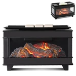 Ysong Freestanding Fireplace Warmer,wax 6.7X3.9X4.4 Inch, Black. Fixed Price $37.35.