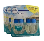 (3) 2PKS Febreze Plug In Air Freshener Scented Breeze Bora Waters. Fixed Price $25.19.