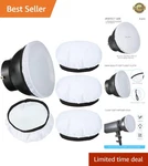 4 Pcs Soft White Light Diffuser Sock For 5.5" 7" Reflectors - Ideal Ph.... Fixed Price $21.49.