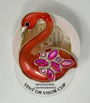 New Bath & Body Works Pink Gem Flamingo Scentportable Holder Car Vent Visor Clip. Fixed Price $14.99.
